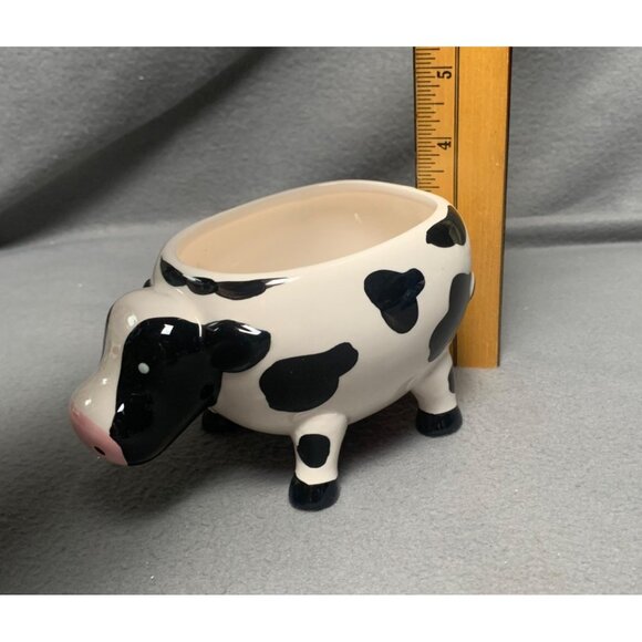 Ceramic Cow Bowl By Boston Warehouse - Picture 7 of 11